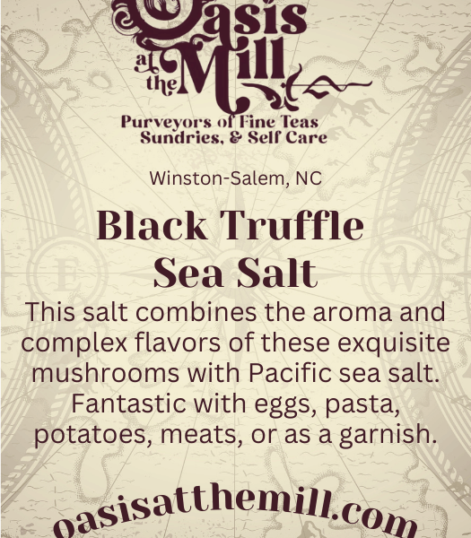 Black Truffle Sea Salt 1.5oz