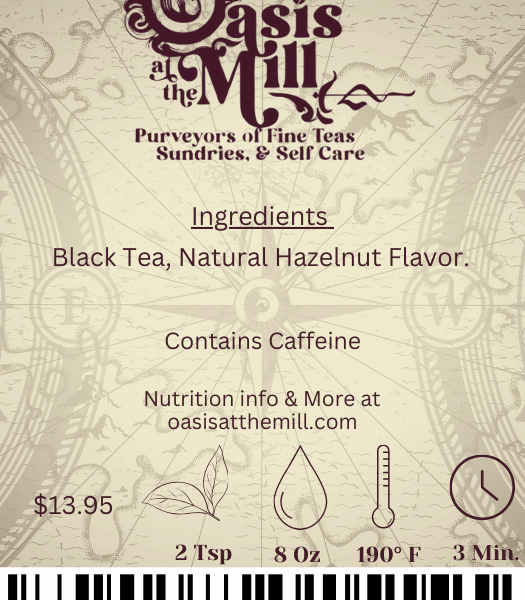 Blacktea Naturalhazelnut 2oz