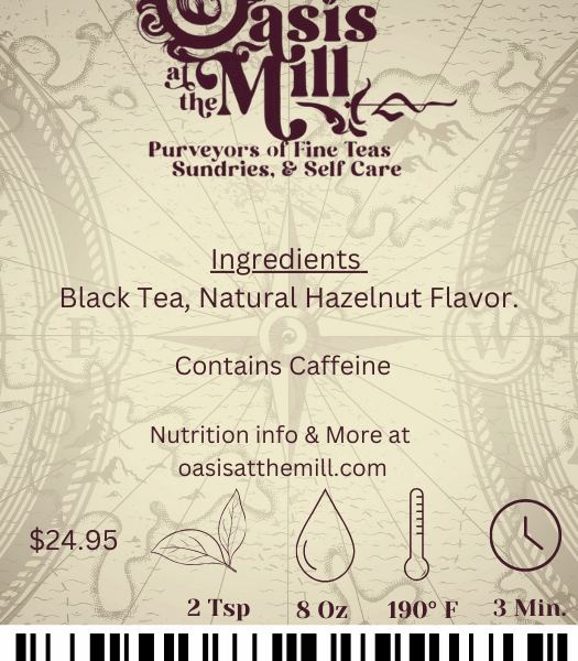 Blacktea Naturalhazelnut 4oz