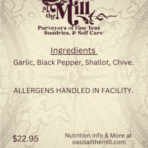 Garlic Blackpepper Shallot Chive 4oz