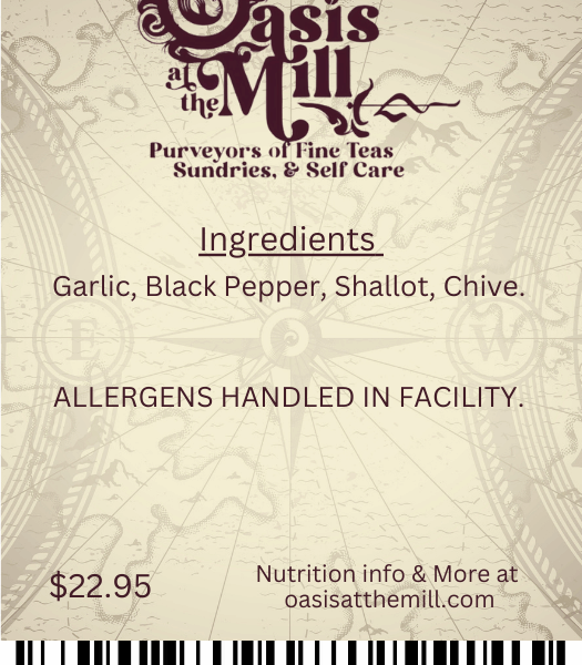 Garlic Blackpepper Shallot Chive 4oz