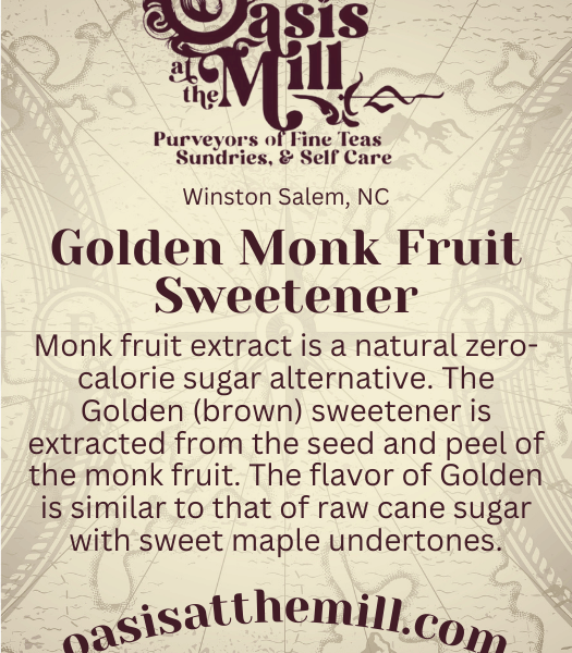 Golden Monk Fruit Sweetener 4.5oz