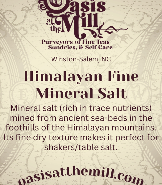 Himalayan Fine Mineral Salt 1.5oz