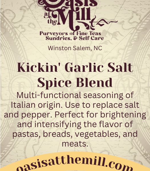 Kickin Garlic Salt Spice Blend 4oz