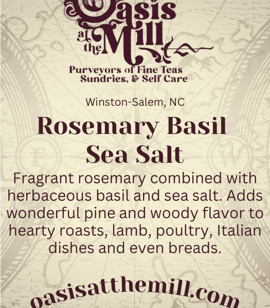 Rosemary Basil Sea Salt 4.5oz