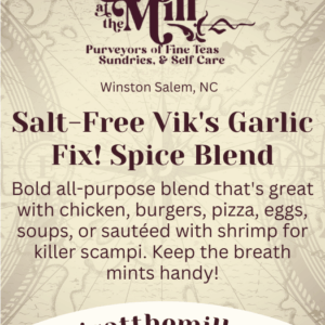 Salt-Free Viks Garlic Fix! Spice Blend 1oz
