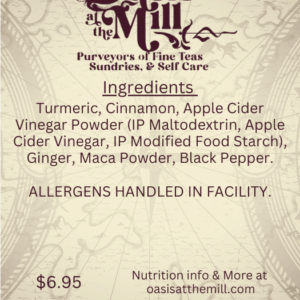Turmeric Cinnamon Applecidervinegarpowder 1oz