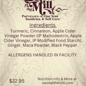 Turmeric Cinnamon Applecidervinegarpowder 4oz