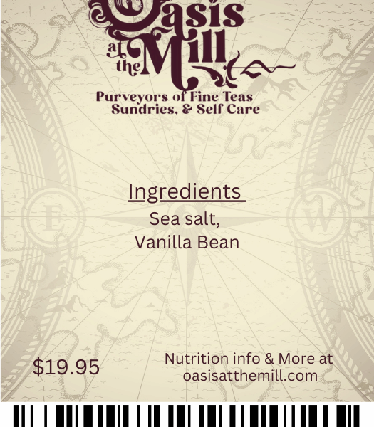 Vanilla Bean Sea Salt 4.5oz